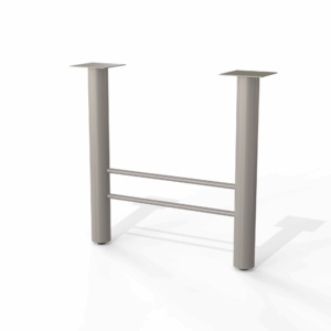 Inner Tone Light h-leg-table-base-3-inch-upright from modsilver’s H-Base 3” Uprights collection