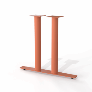 Terra Cotta table base – Modsilver Footprint Double T product