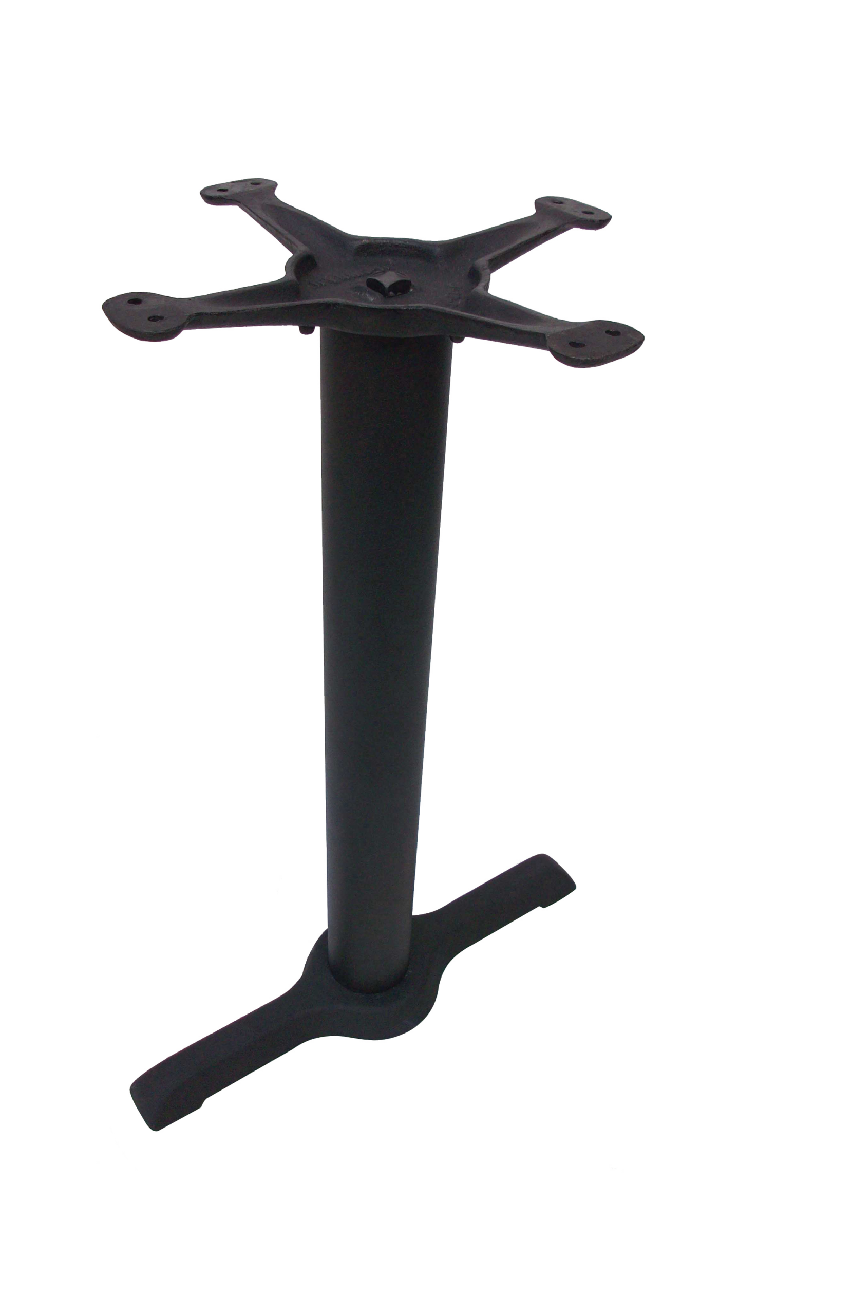 Black table base – Modsilver Cast Iron T-Base